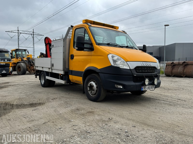 2013 Iveco Daily Planbil m/palfinger kran. - Camión caja abierta: foto 2 2013 Iveco Daily Planbil m/palfinger kran. - Camión caja abierta: foto 2