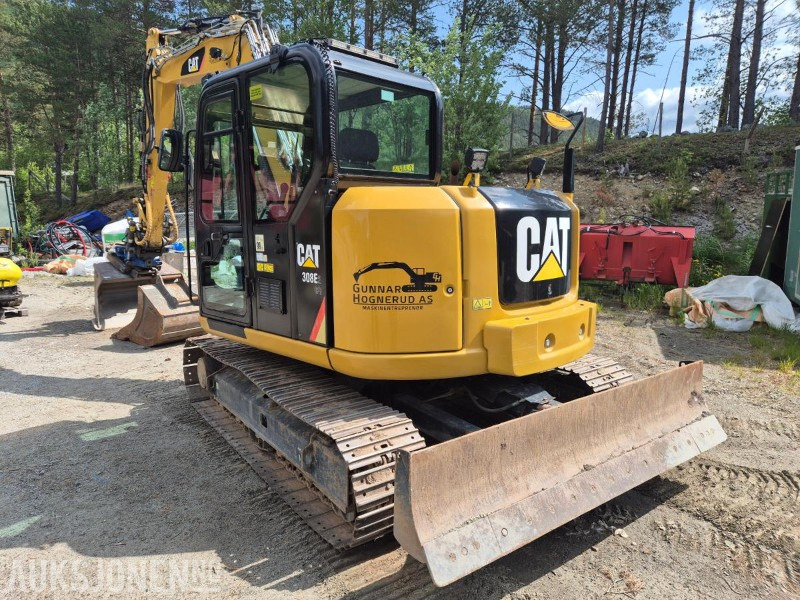 2014 Cat 308E 2 CR beltegraver, med tiltrotator/gripekasett - Excavadora: foto 3 2014 Cat 308E 2 CR beltegraver, med tiltrotator/gripekasett - Excavadora: foto 3
