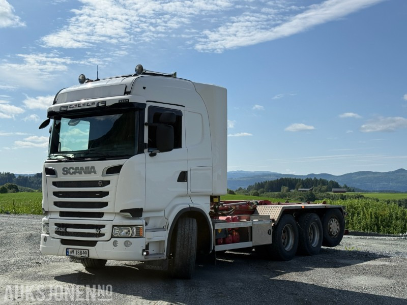 2014 Scania R620 8x4 krokbil - JOAB Krok m/ knekk - kranhydraulikk - Camión multibasculante: foto 1 2014 Scania R620 8x4 krokbil - JOAB Krok m/ knekk - kranhydraulikk - Camión multibasculante: foto 1