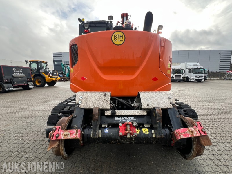 2015 Hitachi ZX135-US Rail maskin med henger, tilt, klype, 6 skuffer, klype - Excavadora: foto 4 2015 Hitachi ZX135-US Rail maskin med henger, tilt, klype, 6 skuffer, klype - Excavadora: foto 4