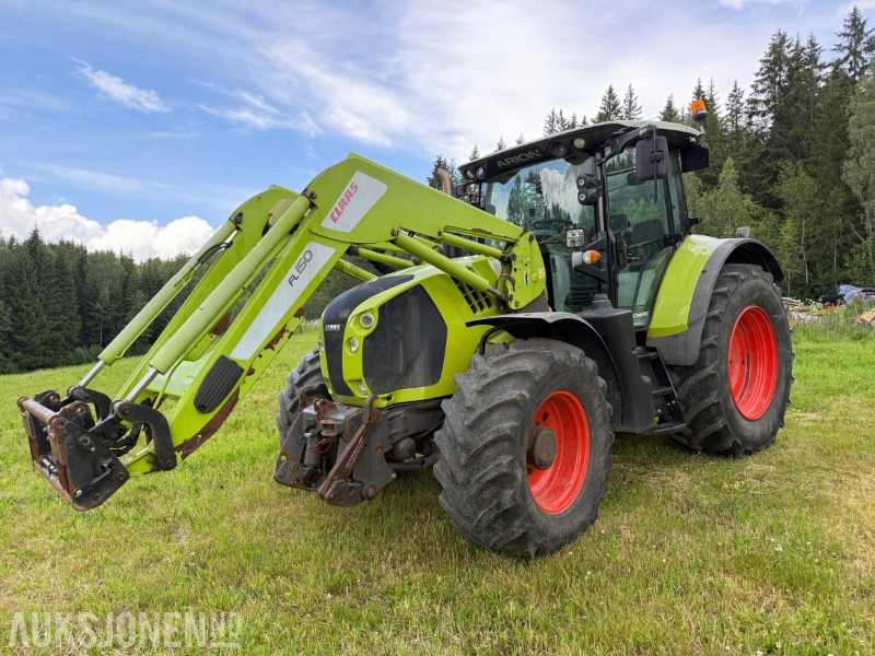 2016 Claas Arion 650 med frontlaster, lysrigg, 2-seter, 50 Km/t, stor service - Tractor: foto 1 2016 Claas Arion 650 med frontlaster, lysrigg, 2-seter, 50 Km/t, stor service - Tractor: foto 1