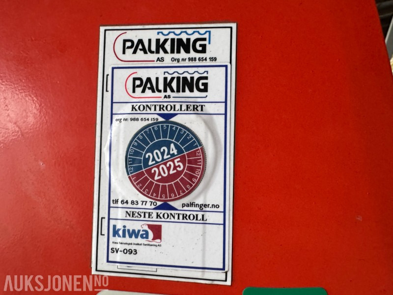 2016 Palfinger PK9001 EH kollikran med 10-70 konsoll. 4 hydrauliske utskyt. - Camión grúa: foto 4 2016 Palfinger PK9001 EH kollikran med 10-70 konsoll. 4 hydrauliske utskyt. - Camión grúa: foto 4