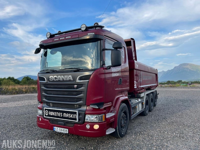 2016 Scania R580 8x4 Tridem Kombibil med kun 254000 km - Camión volquete: foto 1 2016 Scania R580 8x4 Tridem Kombibil med kun 254000 km - Camión volquete: foto 1