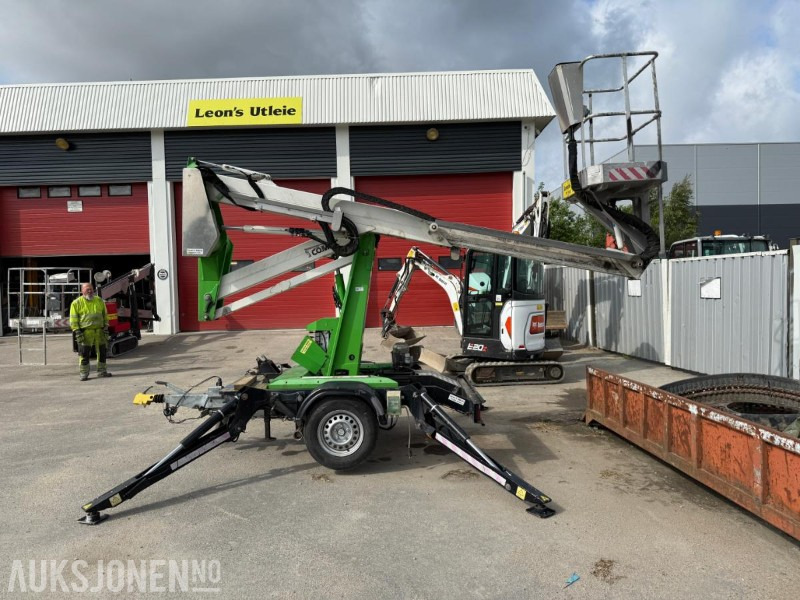 2017 COMET TILHENGERMONTERT BOMLIFT 12M ARBEIDSHØYDE SERVICEHISTORIKK. - Plataforma elevadora: foto 2 2017 COMET TILHENGERMONTERT BOMLIFT 12M ARBEIDSHØYDE SERVICEHISTORIKK. - Plataforma elevadora: foto 2