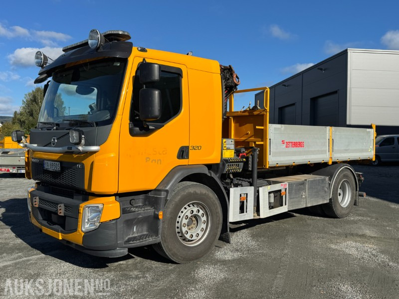 2017 Volvo FE 4X2 kranbil med tipp og nedfellbare karmer - Camión grúa: foto 1 2017 Volvo FE 4X2 kranbil med tipp og nedfellbare karmer - Camión grúa: foto 1