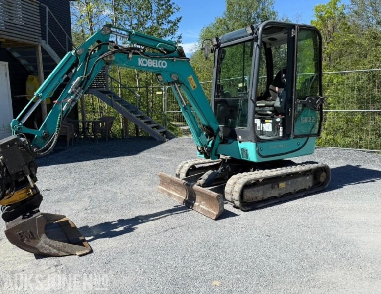 2018 Kobelco sk22 Minigraver med Engcon tiltrotator - Miniexcavadora: foto 1 2018 Kobelco sk22 Minigraver med Engcon tiltrotator - Miniexcavadora: foto 1