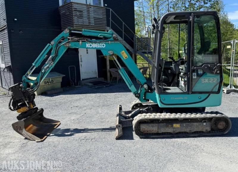 2018 Kobelco sk22 Minigraver med rotortilt - Miniexcavadora: foto 5 2018 Kobelco sk22 Minigraver med rotortilt - Miniexcavadora: foto 5
