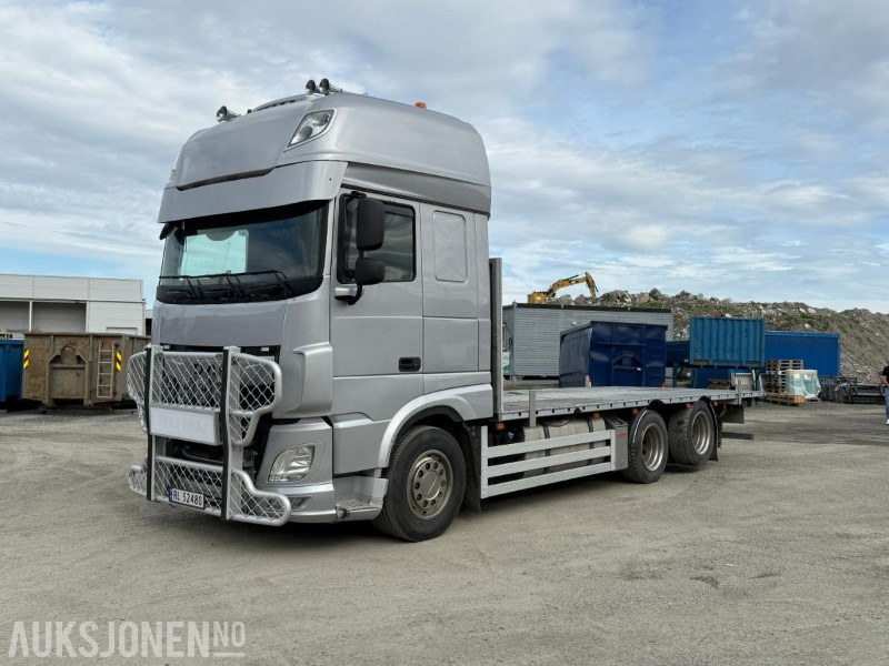 2019 DAF XF 530 FAS 6X2 Planbil - Strøere - Påkostet - VBG - 464432KM - Camión caja abierta: foto 1 2019 DAF XF 530 FAS 6X2 Planbil - Strøere - Påkostet - VBG - 464432KM - Camión caja abierta: foto 1