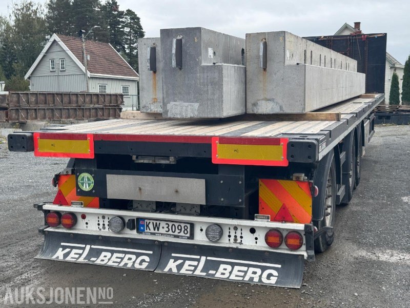 2020 Kel-Berg retthenger / 36720 kg nyttelast / 54 224 km - Semirremolque plataforma/ Caja abierta: foto 4 2020 Kel-Berg retthenger / 36720 kg nyttelast / 54 224 km - Semirremolque plataforma/ Caja abierta: foto 4