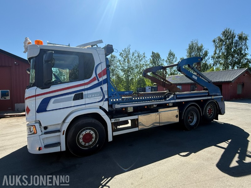 2020 Scania G410 Liftbil - EURO6 - 273053km - Camión portacontenedor de cadenas: foto 2 2020 Scania G410 Liftbil - EURO6 - 273053km - Camión portacontenedor de cadenas: foto 2