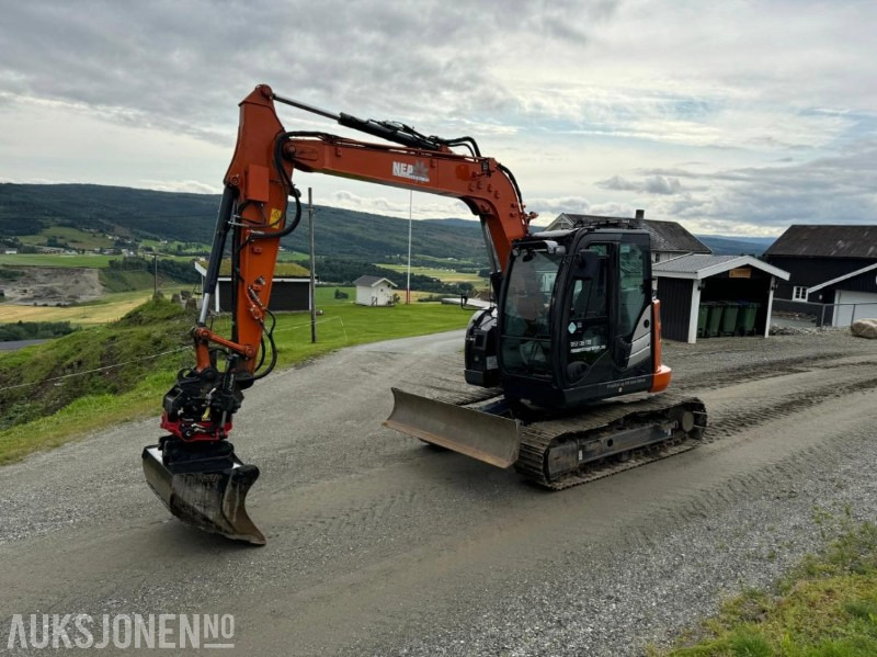 2021 Hitachi ZX85US-6 Beltegraver med Rototilt R3 - Excavadora: foto 1 2021 Hitachi ZX85US-6 Beltegraver med Rototilt R3 - Excavadora: foto 1