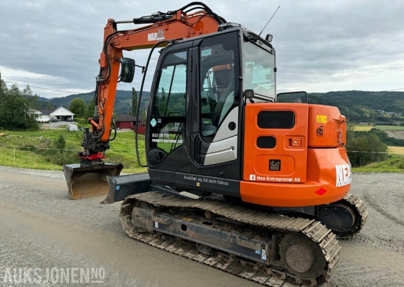 2021 Hitachi ZX85US-6 Beltegraver med Rototilt R3 - Excavadora: foto 4 2021 Hitachi ZX85US-6 Beltegraver med Rototilt R3 - Excavadora: foto 4
