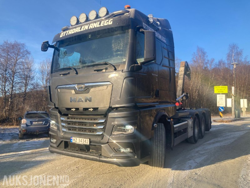 2021 MAN TGX krokbil med dumperkasse og kranflak. 8X4 EURO 6 - Camión multibasculante: foto 3 2021 MAN TGX krokbil med dumperkasse og kranflak. 8X4 EURO 6 - Camión multibasculante: foto 3