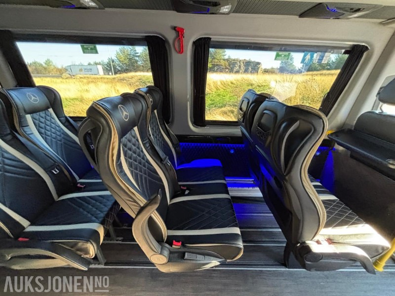 Minibús, Furgoneta de pasajeros 2021 MERCEDES-BENZ SPRINTER ILE AUTOMOTIVE 519 3.0 V6 DIESEL 16+1SETER. MIKROFON. WEBASTO. HENGERFESTE: foto 24 Minibús, Furgoneta de pasajeros 2021 MERCEDES-BENZ SPRINTER ILE AUTOMOTIVE 519 3.0 V6 DIESEL 16+1SETER. MIKROFON. WEBASTO. HENGERFESTE: foto 24