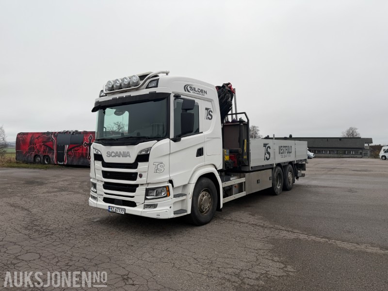 2021 Scania G-540 Kranbil - EU Godkjent - Palfinger kran - Bakløft - EURO6T - Camión grúa: foto 1 2021 Scania G-540 Kranbil - EU Godkjent - Palfinger kran - Bakløft - EURO6T - Camión grúa: foto 1