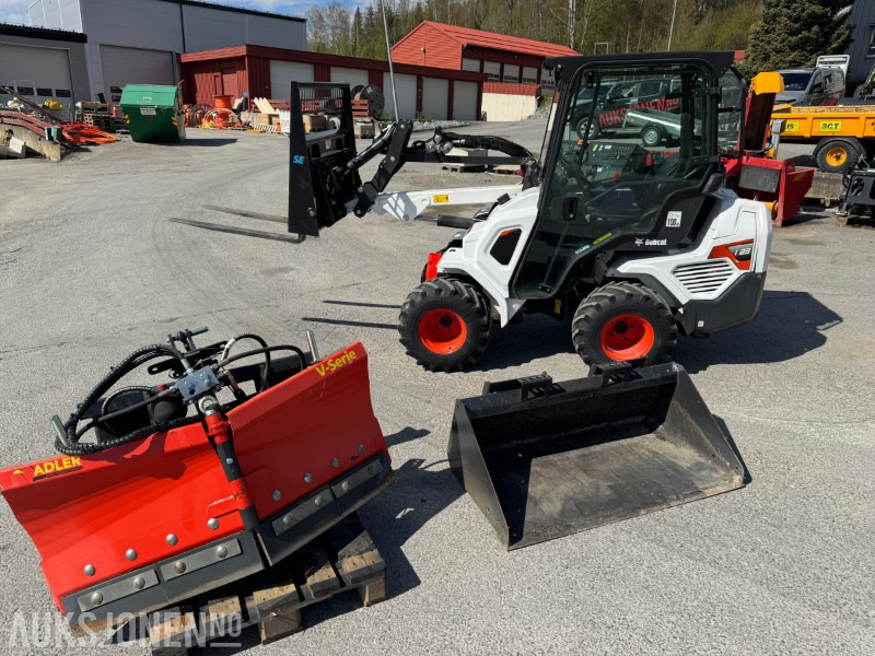 2022 Bobcat L23 kompaktlaster med skuffe, gafler og hydraulisksnøskjær - Minicargadora: foto 2 2022 Bobcat L23 kompaktlaster med skuffe, gafler og hydraulisksnøskjær - Minicargadora: foto 2
