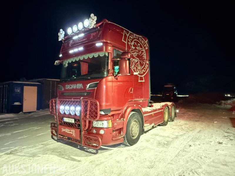2014 Scania R580 6X4 Trekkvogn - Hydraulikk - Tandem - EURO6 - 653000KM - Cabeza tractora: foto 1 2014 Scania R580 6X4 Trekkvogn - Hydraulikk - Tandem - EURO6 - 653000KM - Cabeza tractora: foto 1