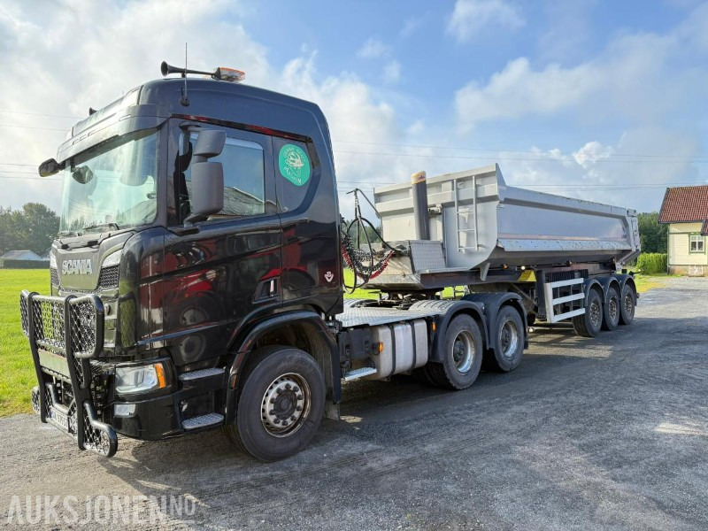 2021 Scania R650 V8 6x4 Trekkvogn m/maur tippsemi - Cabeza tractora: foto 1 2021 Scania R650 V8 6x4 Trekkvogn m/maur tippsemi - Cabeza tractora: foto 1