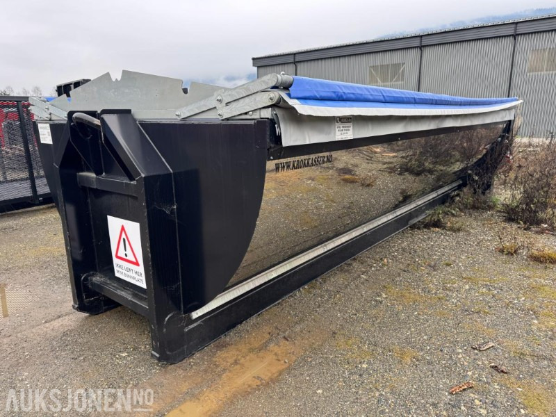 Camión 2024 Asfaltkasse til krokløft med giljotinluke og luftstyrt kapell: foto 1
