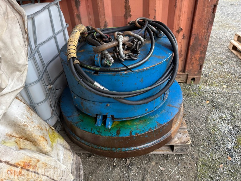 Hydraulisk magnet - Diameter på plate 125 cm - Equipo de construcción: foto 1 Hydraulisk magnet - Diameter på plate 125 cm - Equipo de construcción: foto 1