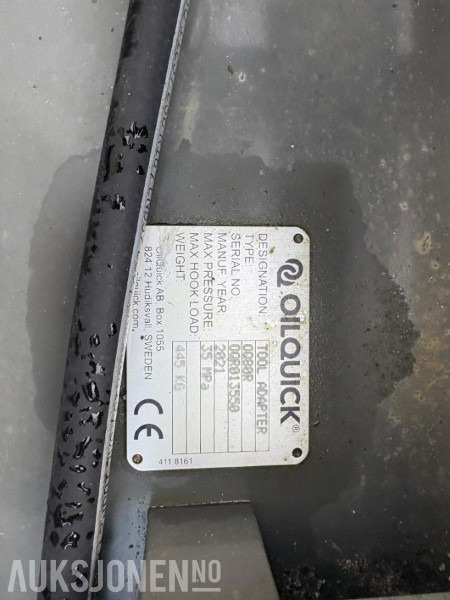 2021 OilQuick OQ80 - Implemento para Maquinaria de construcción: foto 3 2021 OilQuick OQ80 - Implemento para Maquinaria de construcción: foto 3