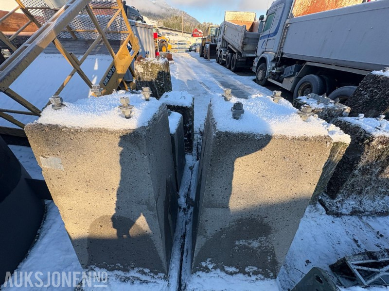 Lattix sikkerhetsmaster 2 stk med 2 stk betongsokler - Equipo de construcción: foto 4 Lattix sikkerhetsmaster 2 stk med 2 stk betongsokler - Equipo de construcción: foto 4