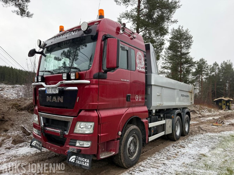 MAN TGX 26.540 6x4 BLS – Tippbil med Nor-Slep plan - Camión volquete: foto 1 MAN TGX 26.540 6x4 BLS – Tippbil med Nor-Slep plan - Camión volquete: foto 1