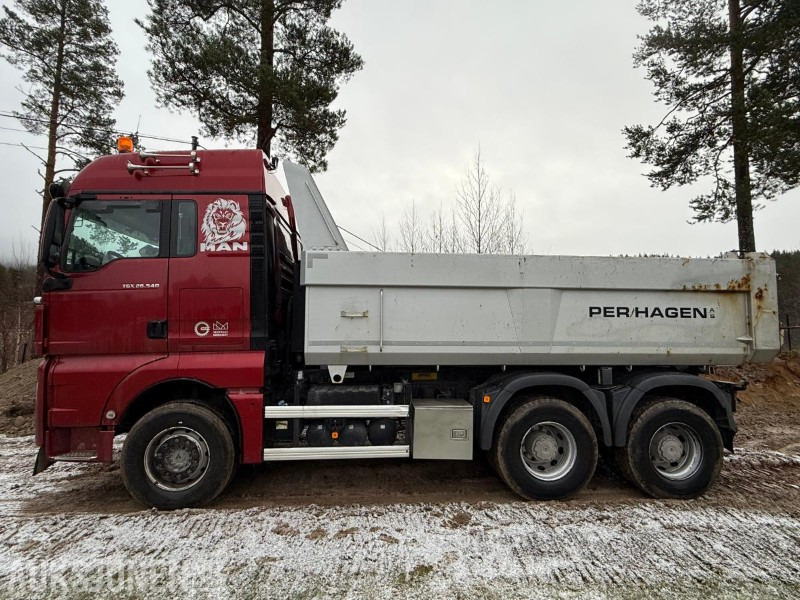 MAN TGX 26.540 6x4 BLS – Tippbil med Nor-Slep plan - Camión volquete: foto 2 MAN TGX 26.540 6x4 BLS – Tippbil med Nor-Slep plan - Camión volquete: foto 2