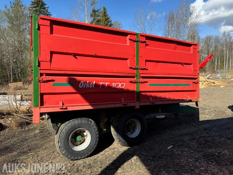 2010 Orkel TT100 traktorhenger med 9850kg nyttelast - Maquinaria agrícola: foto 5 2010 Orkel TT100 traktorhenger med 9850kg nyttelast - Maquinaria agrícola: foto 5