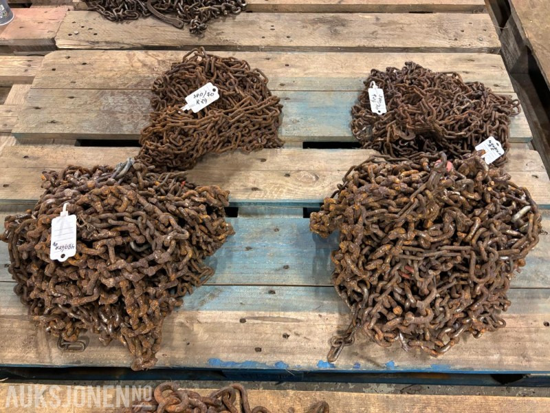 Kjettingsett 2stk 480/65 R28 - Maquinaria agrícola: foto 2 Kjettingsett 2stk 480/65 R28 - Maquinaria agrícola: foto 2