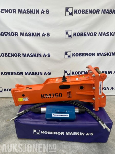 NY KM 750 Pigghammer s40/s50 CE merket FABRIKKGARANTI - Martillo hidráulico: foto 1 NY KM 750 Pigghammer s40/s50 CE merket FABRIKKGARANTI - Martillo hidráulico: foto 1