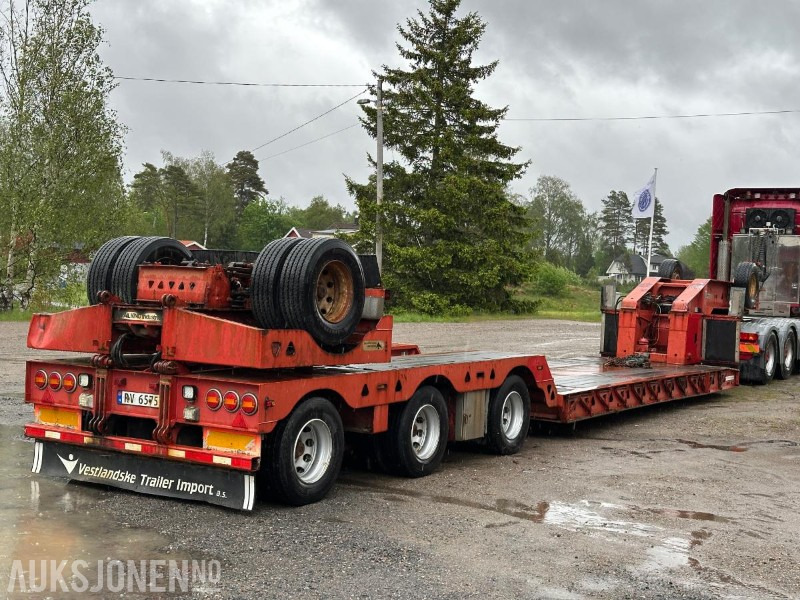 2009 Trail King TK154HED lavboy-henger - 4akslet maskinhenger med vse styring - Remolque: foto 5 2009 Trail King TK154HED lavboy-henger - 4akslet maskinhenger med vse styring - Remolque: foto 5