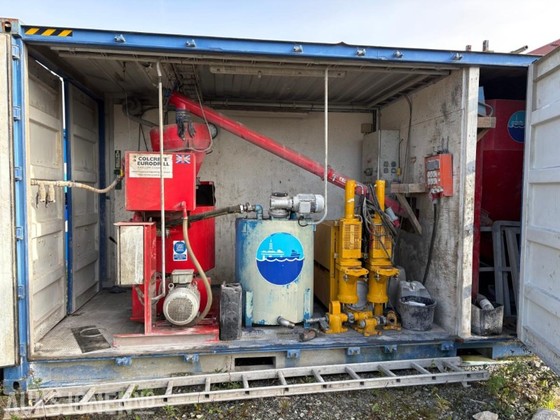 Komplett grout/gyse og blandesystem montert i fot container - Equipo de construcción: foto 1 Komplett grout/gyse og blandesystem montert i fot container - Equipo de construcción: foto 1