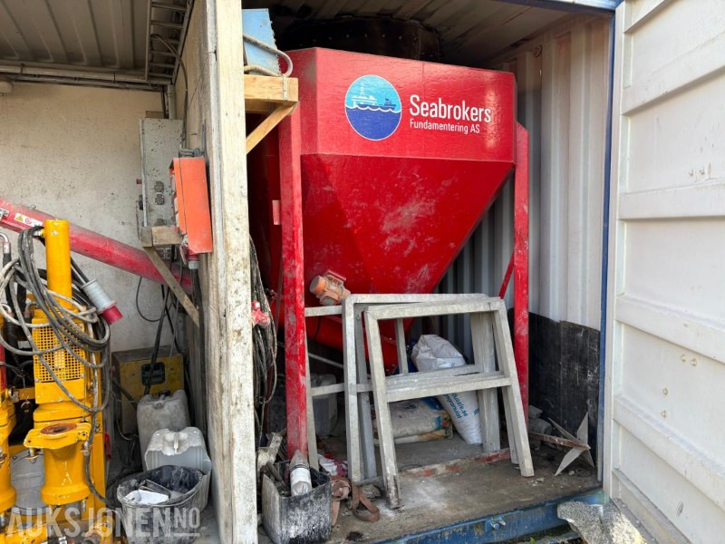 Komplett grout/gyse og blandesystem montert i fot container - Equipo de construcción: foto 4 Komplett grout/gyse og blandesystem montert i fot container - Equipo de construcción: foto 4