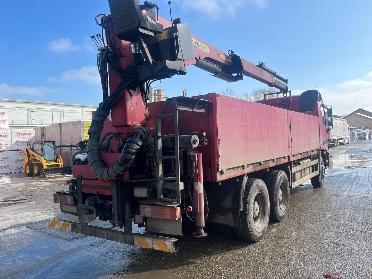 Mercedes-Benz Actros MP1 6x4 + Palfinger Krane - Camión grúa, Camión caja abierta: foto 3 Mercedes-Benz Actros MP1 6x4 + Palfinger Krane - Camión grúa, Camión caja abierta: foto 3