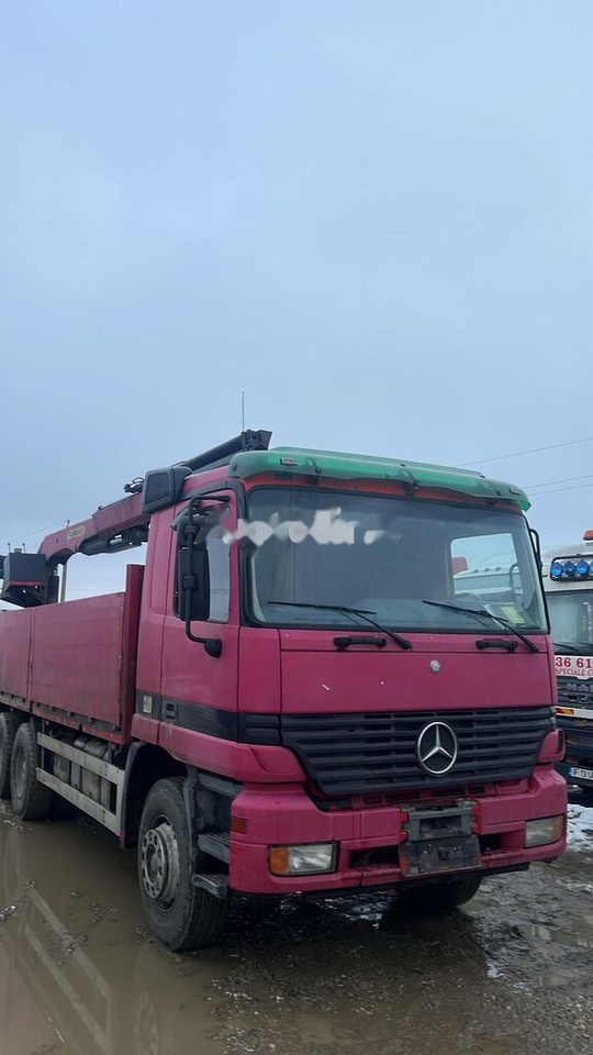 Mercedes-Benz Actros MP1 - Camión caja abierta, Camión grúa: foto 3 Mercedes-Benz Actros MP1 - Camión caja abierta, Camión grúa: foto 3