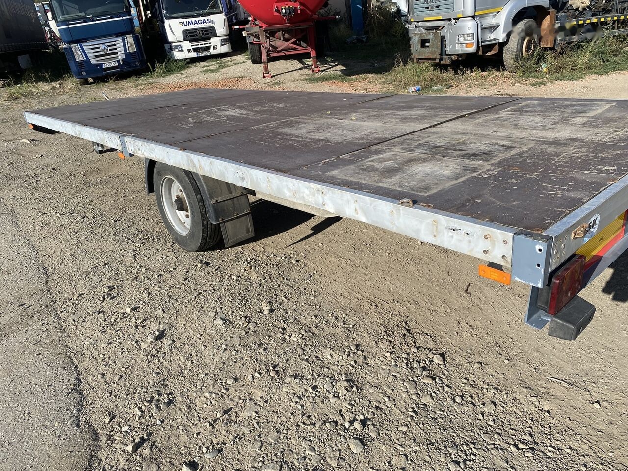 Schmitz Cargobull REPACOM Rema remorca 6,5 m lungime platforma pentru marfa / util - Remolque caja abierta: foto 2 Schmitz Cargobull REPACOM Rema remorca 6,5 m lungime platforma pentru marfa / util - Remolque caja abierta: foto 2