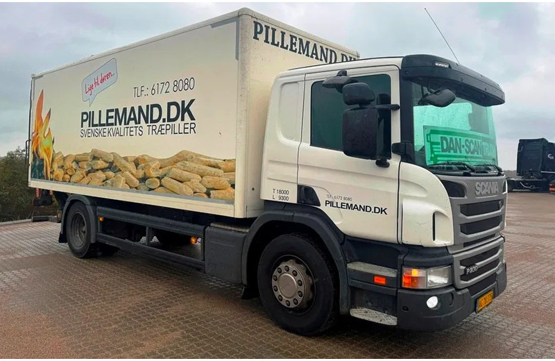 Camión caja cerrada Scania P230 inkl. lift with remote control.: foto 6