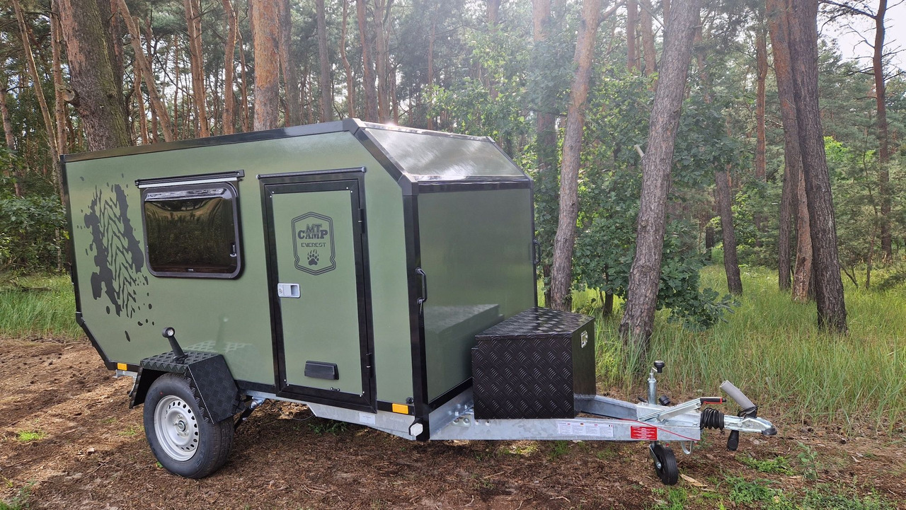 Przyczepa Off-ROAD Wyprawowa kemingowa terenowa Everest MT-CAMP Olive - Remolque de coche: foto 1 Przyczepa Off-ROAD Wyprawowa kemingowa terenowa Everest MT-CAMP Olive - Remolque de coche: foto 1