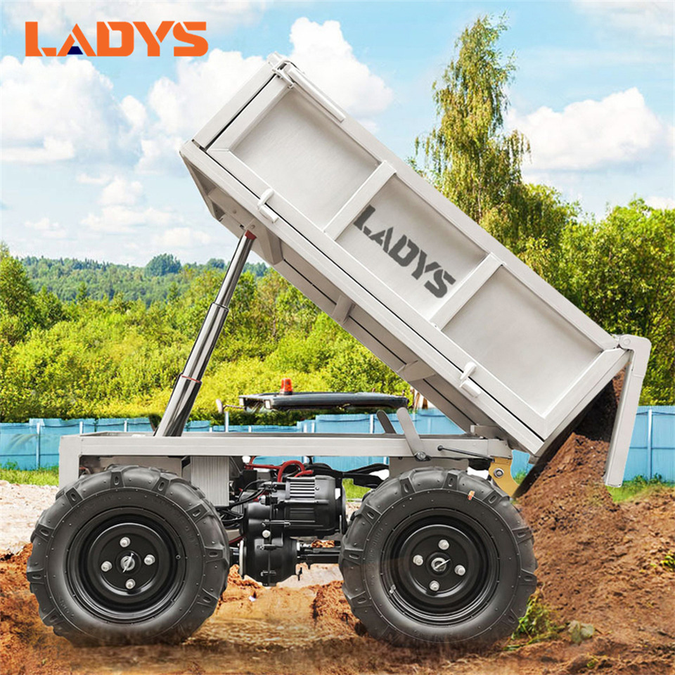 LADYS All-Terrain Four-Wheel Drive And Eight-Wheel Drive Transport Truck, Mountain Area Farm Orchard Greenhouse Construction Site Creeper Remote Control Electric Agricultural Transport Vehicle - Cuadrimoto: foto 3 LADYS All-Terrain Four-Wheel Drive And Eight-Wheel Drive Transport Truck, Mountain Area Farm Orchard Greenhouse Construction Site Creeper Remote Control Electric Agricultural Transport Vehicle - Cuadrimoto: foto 3