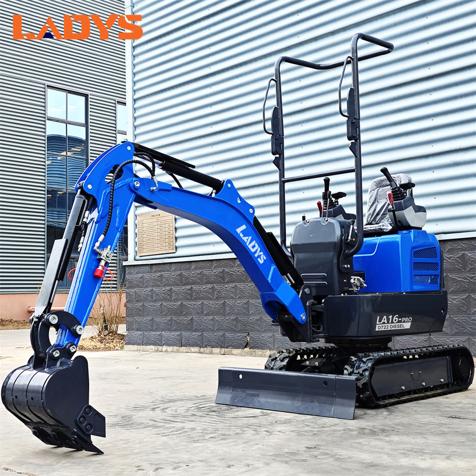 LADYS LA16Pro Mini Excavator CE Certification Kubota Engine(Factory Outlet) Mini Pelle Minibagger Minikoparka Miniexcavadora - Miniexcavadora: foto 4 LADYS LA16Pro Mini Excavator CE Certification Kubota Engine(Factory Outlet) Mini Pelle Minibagger Minikoparka Miniexcavadora - Miniexcavadora: foto 4