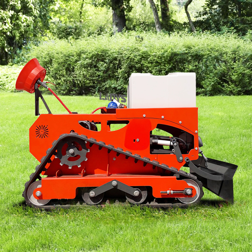 LEZUM Electric Lawn Mower Rc Remote Control Robot Gas Gasoline Electric Zero Turn Crawler Lawn Mower For Sale Grass Cutting - Cortacésped: foto 4 LEZUM Electric Lawn Mower Rc Remote Control Robot Gas Gasoline Electric Zero Turn Crawler Lawn Mower For Sale Grass Cutting - Cortacésped: foto 4