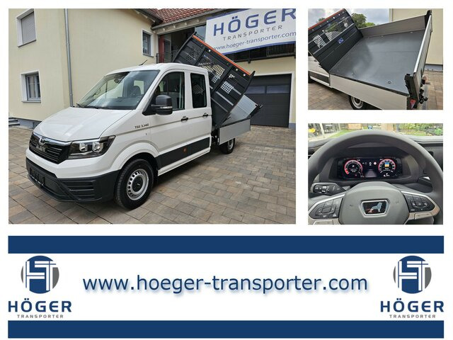 MAN TGE 3.140 Doka L3 Dreiseitenkipper Facelift - Volquete furgoneta, Furgoneta combi: foto 1 MAN TGE 3.140 Doka L3 Dreiseitenkipper Facelift - Volquete furgoneta, Furgoneta combi: foto 1