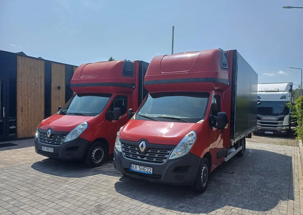 Furgoneta con caja de lona Renault Master 10 palet 170 KM PODUSZKI +KOMPRESOR: foto 1
