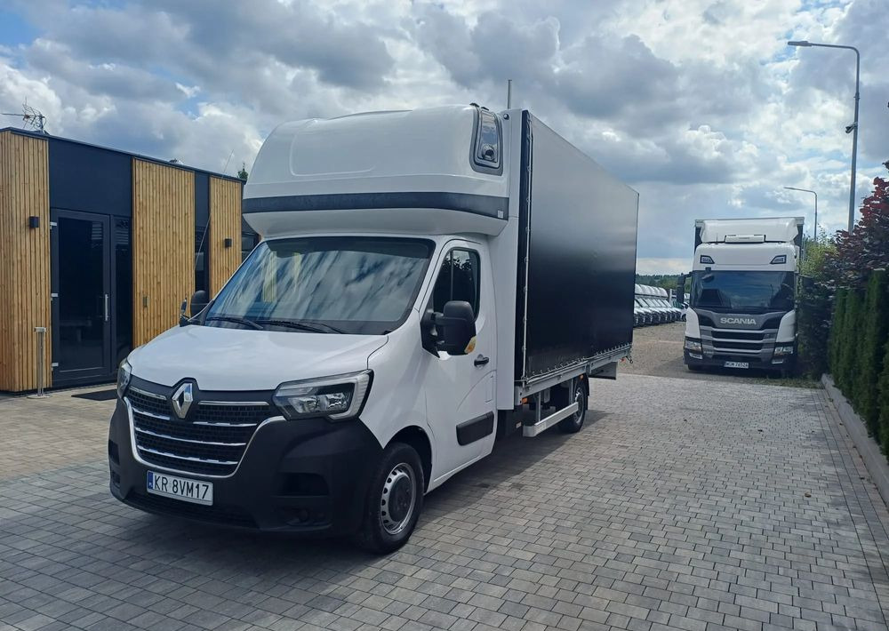 Renault Master IV 10 PALET zaw.poduszki 2021r EURO 6 - Furgoneta con caja de lona: foto 1 Renault Master IV 10 PALET zaw.poduszki 2021r EURO 6 - Furgoneta con caja de lona: foto 1
