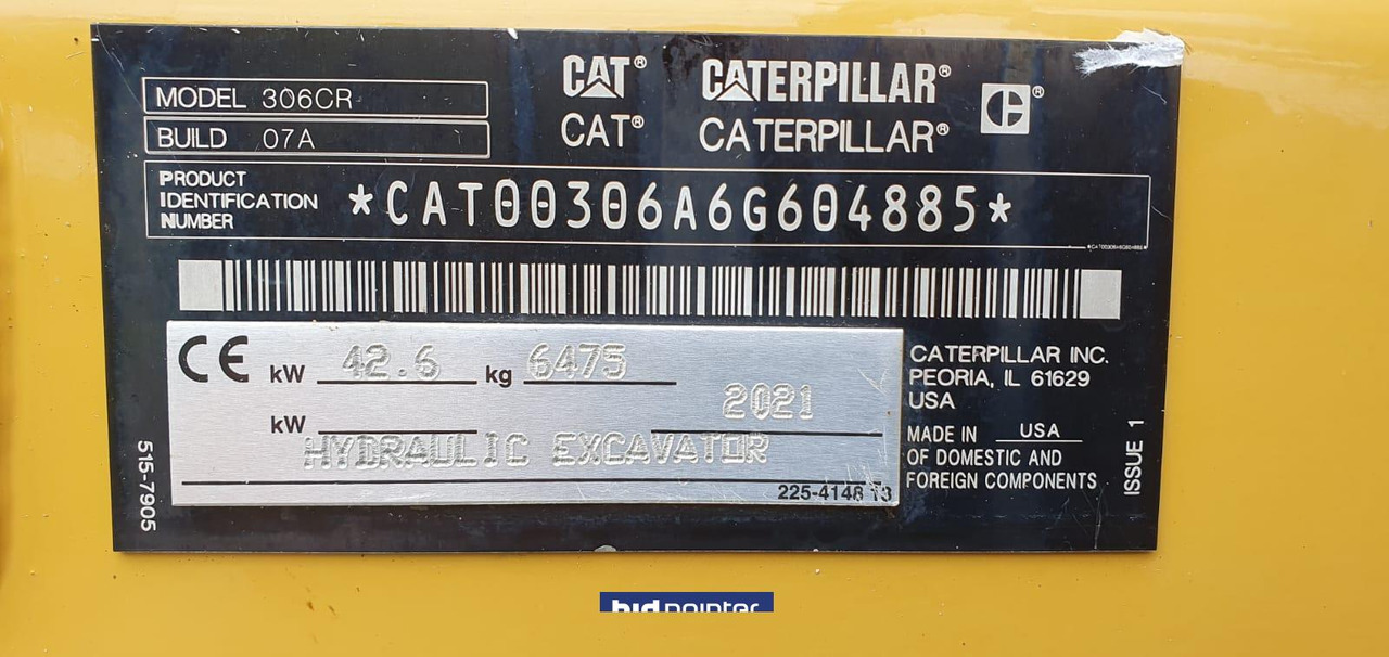 Miniexcavadora Cat 306 CR: foto 6 Miniexcavadora Cat 306 CR: foto 6