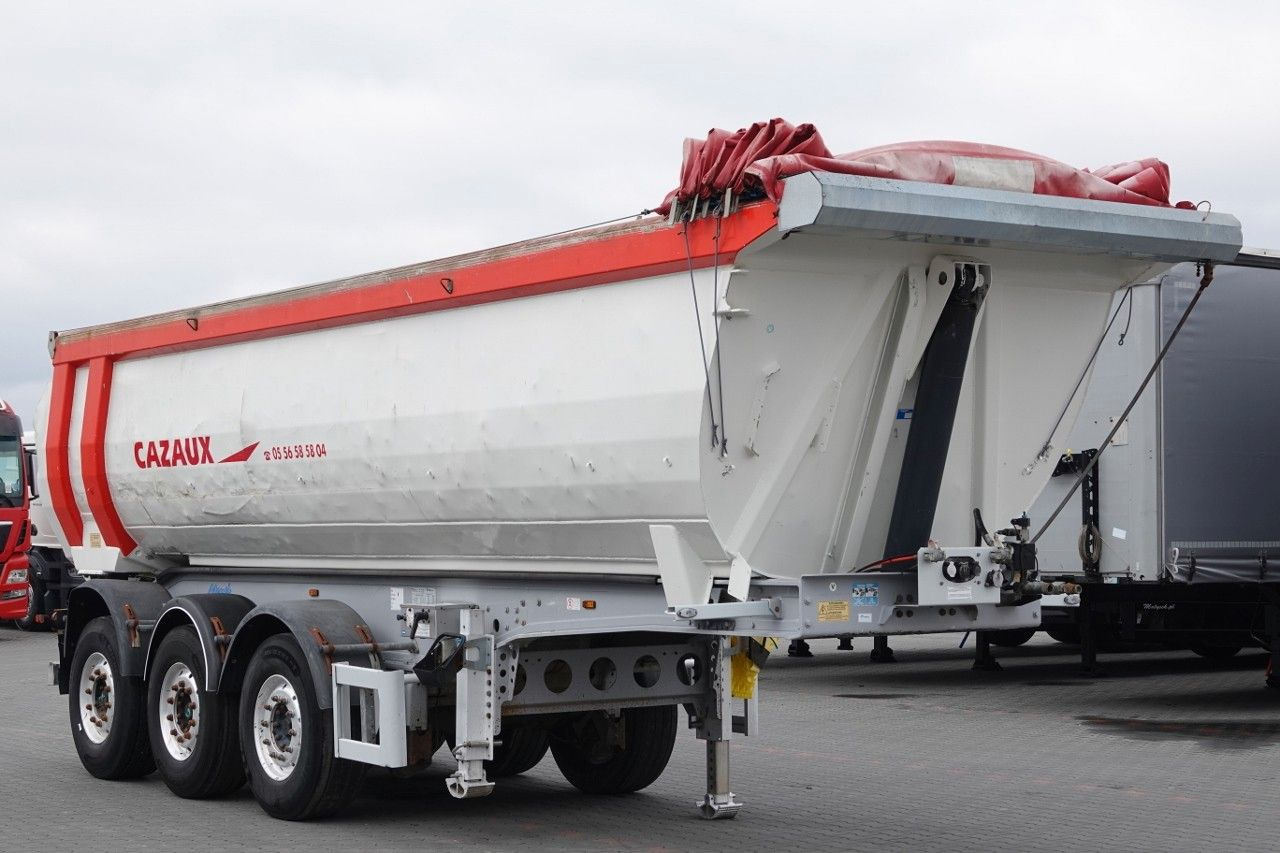 Benalu MENCI WYWROTKA /28 m3 / ALUMINIOWA / OŚ PODNOSZO - Semirremolque volquete: foto 1 Benalu MENCI WYWROTKA /28 m3 / ALUMINIOWA / OŚ PODNOSZO - Semirremolque volquete: foto 1