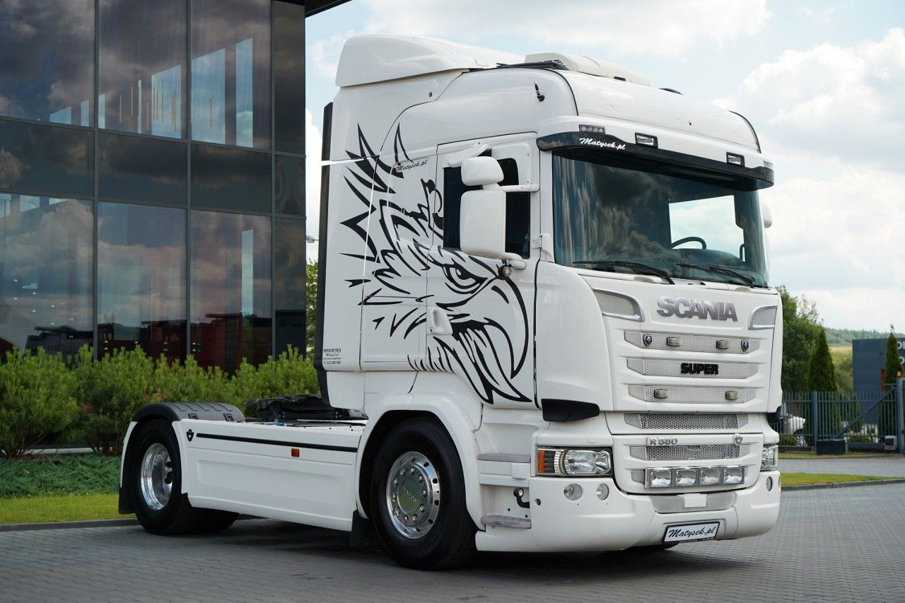 Scania R 580 / V8 / RETARDER / CAŁA NA PODUSZKACH - Cabeza tractora: foto 1 Scania R 580 / V8 / RETARDER / CAŁA NA PODUSZKACH - Cabeza tractora: foto 1