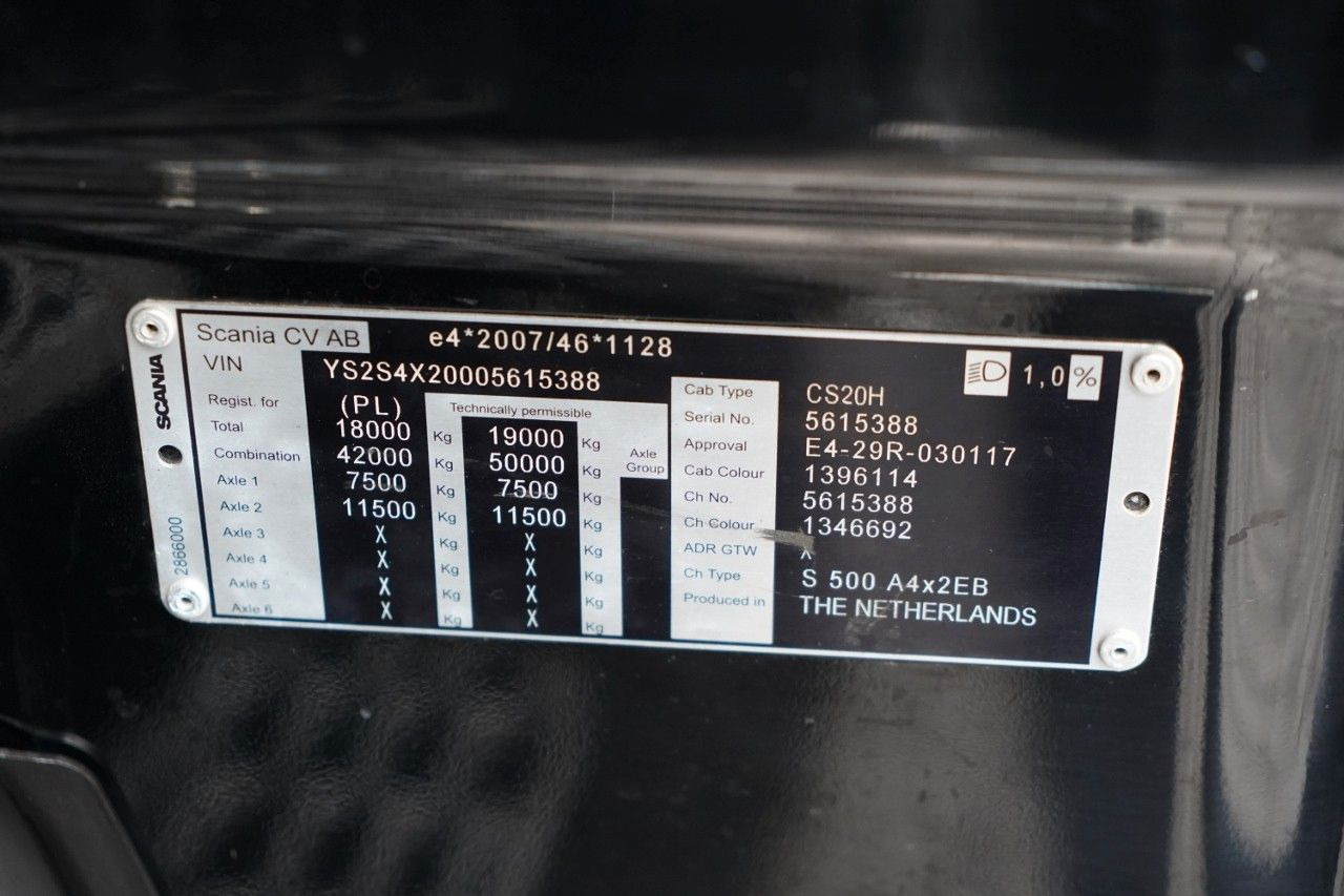 Cabeza tractora Scania S 500 / MEGA / RETARDER / LOW DECK / I-PARK COOL: foto 18