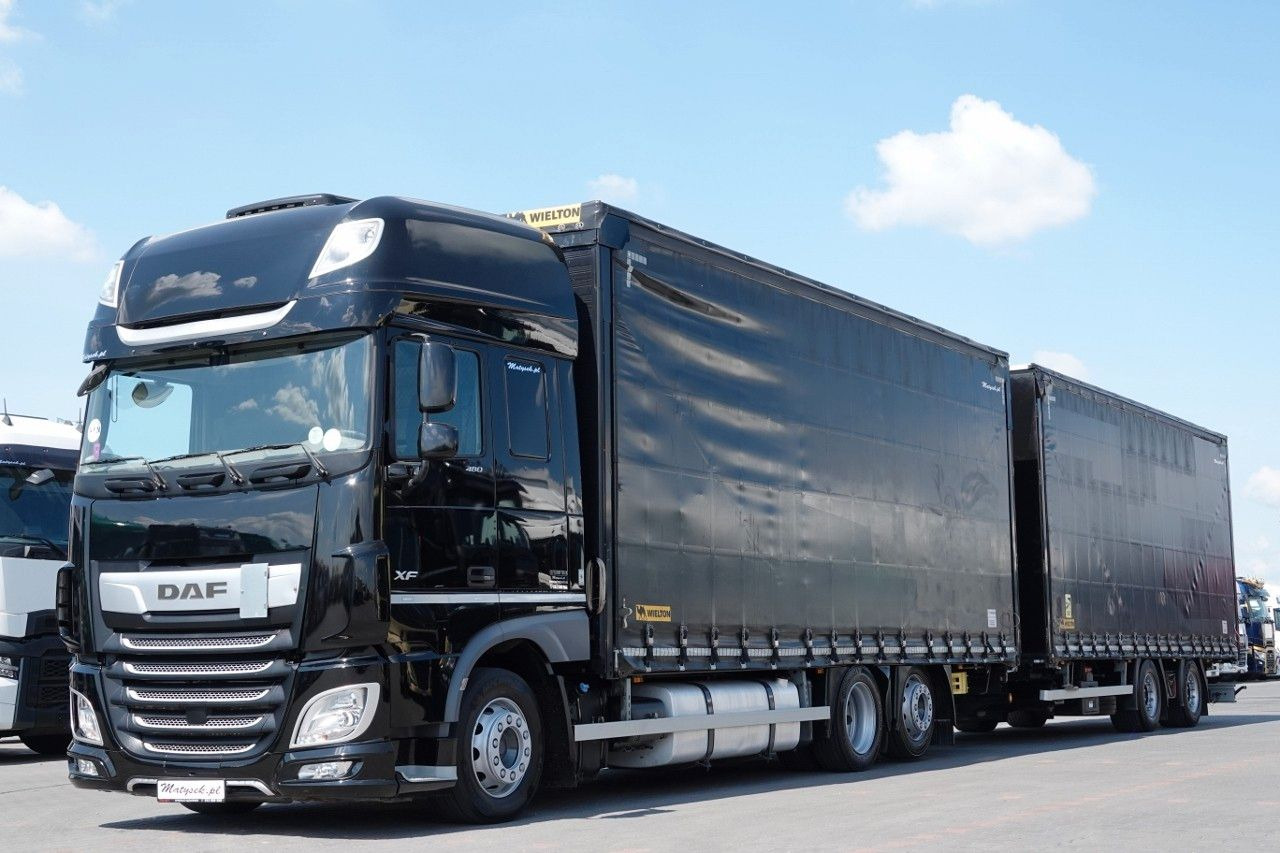 DAF XF 480 / ZESTAW TANDEM / 120 M3 / PRZEJAZDOWY / - Camión lona: foto 4 DAF XF 480 / ZESTAW TANDEM / 120 M3 / PRZEJAZDOWY / - Camión lona: foto 4